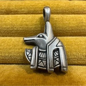 Anubis metal necklace pendant